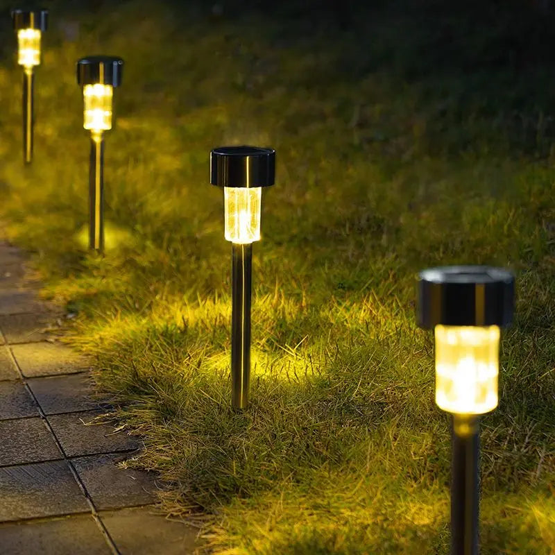 SolarGlow Solcellelamper til Haven, Vandtætte Udendørs Bedlamper til Stier