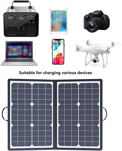 SolaraX Foldbart Solpanel 1000W til Bærbar Opladning