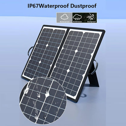 SolaraX Foldbart Solpanel 1000W til Bærbar Opladning