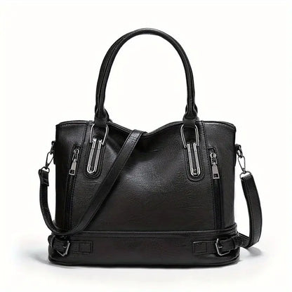 Sophie Crossbodytaske i Vintage PU-Læder Klassisk Elegant Skuldertaske
