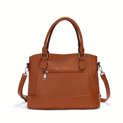 Sophie Crossbodytaske i Vintage PU-Læder Klassisk Elegant Skuldertaske