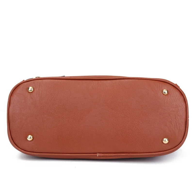 Sophie Crossbodytaske i Vintage PU-Læder Klassisk Elegant Skuldertaske