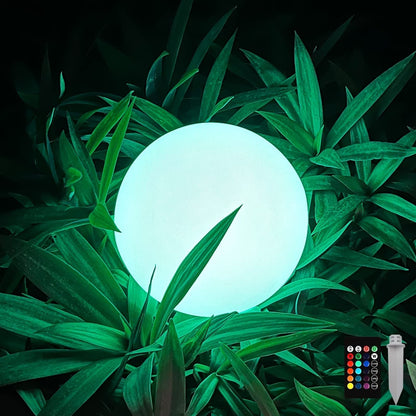Solcelledrevet Kuglelampe til Udendørs Brug med Varmt LED-Lys til Have, Terrasse og Gangsti