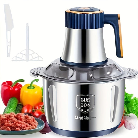 Foodprocessor i rustfrit stål 5 L – kødhakker og grøntsagshakker