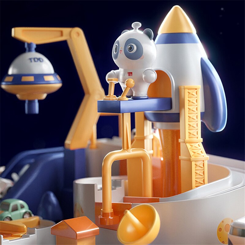 Startrack Montessori Racerbane Lærerigt Billegesæt til Børn