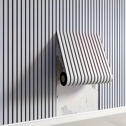 StickieFast 3D Vægpaneler med Trælook og Selvklæbende Design