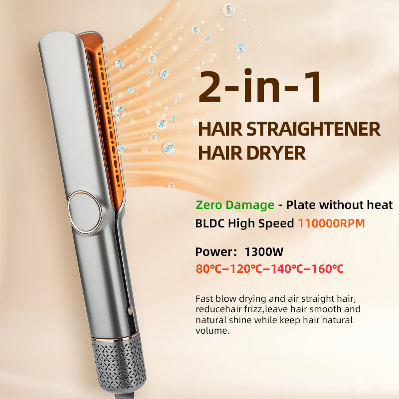 StraightStyler 2-i-1 Hårtørrer og Glattejern til Hurtig og Nem Styling