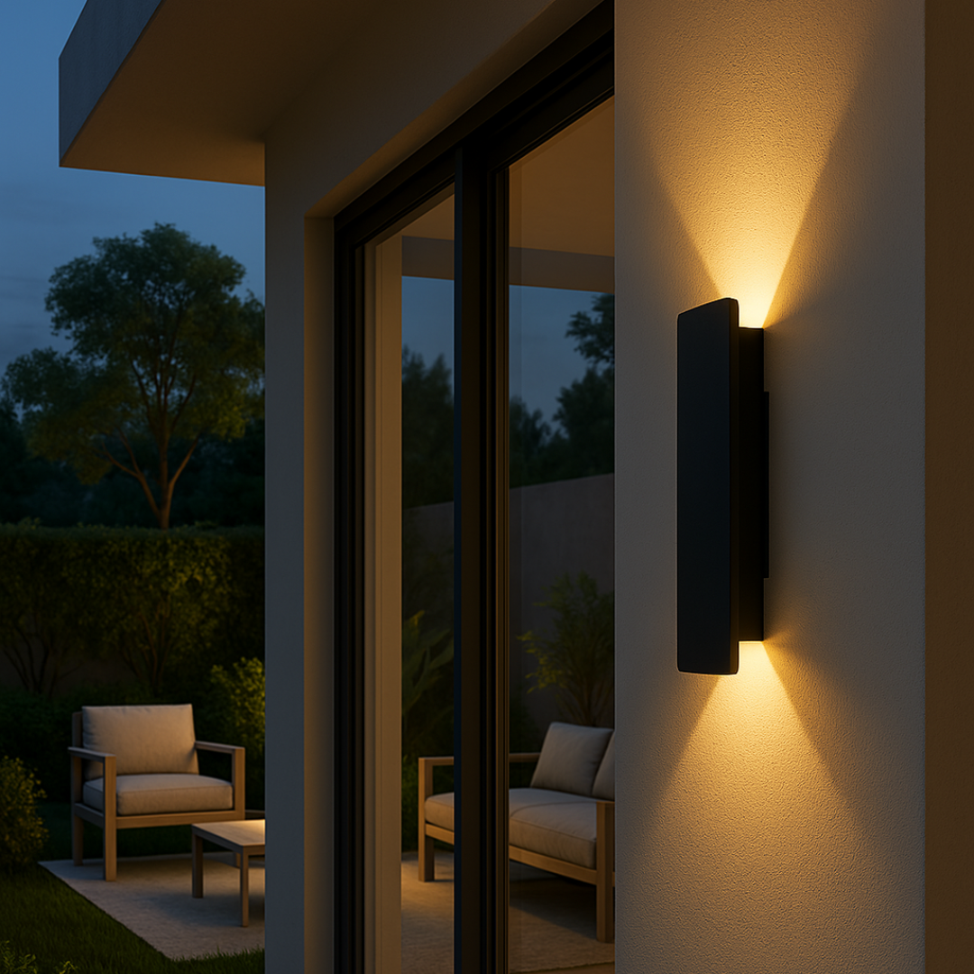 Streamline LED Udendørs Væglampe Vejrbestandig Moderne Facadelampe