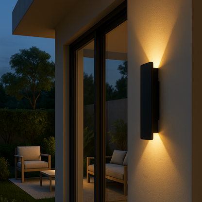 Streamline LED Udendørs Væglampe Vejrbestandig Moderne Facadelampe