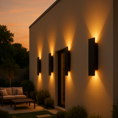 Streamline LED Udendørs Væglampe Vejrbestandig Moderne Facadelampe