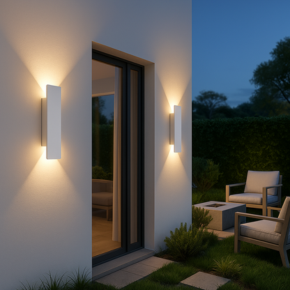 Streamline LED Udendørs Væglampe Vejrbestandig Moderne Facadelampe