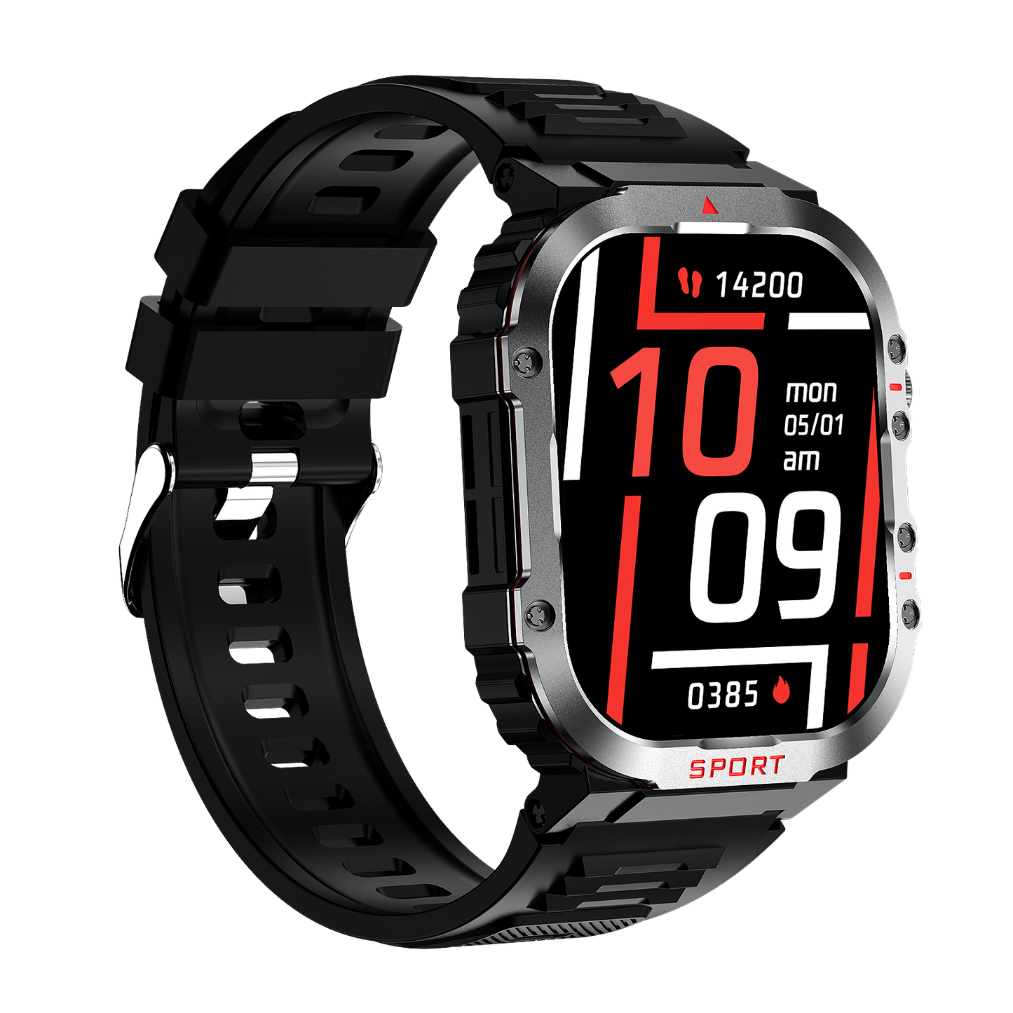 Sugar Pro 5 Smartwatch med Sundheds- og Fitnessmåling samt Pulsmåler