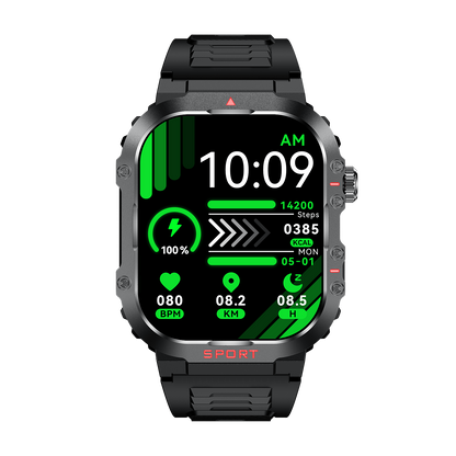 Sugar Pro 5 Smartwatch med Sundheds- og Fitnessmåling samt Pulsmåler
