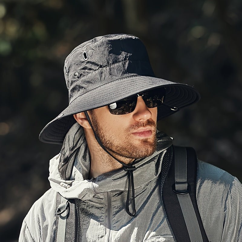 Sunsafe Åndbar Solhat Bred Skygge UV Beskyttelse til Outdoor