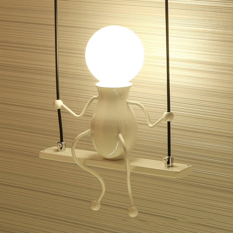 SwingDesign Moderne Væglampe med Legende Figur
