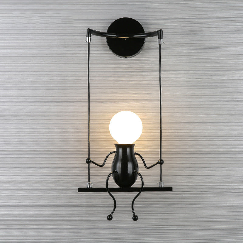 SwingDesign Moderne Væglampe med Legende Figur