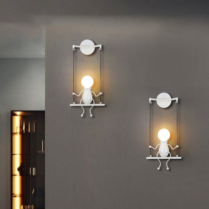 SwingDesign Moderne Væglampe med Legende Figur