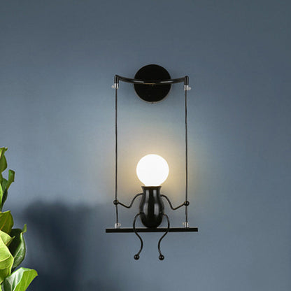 SwingDesign Moderne Væglampe med Legende Figur