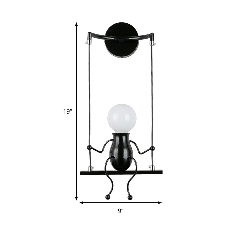 SwingDesign Moderne Væglampe med Legende Figur