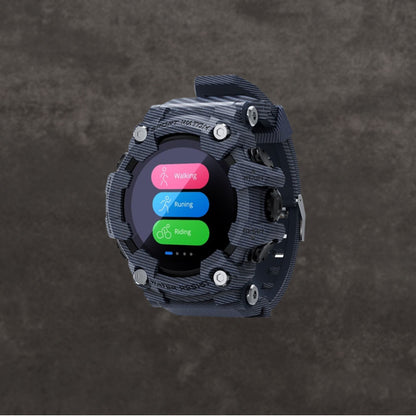 Taktisk smartwatch med pulsmåling og vandtæt IP68-design