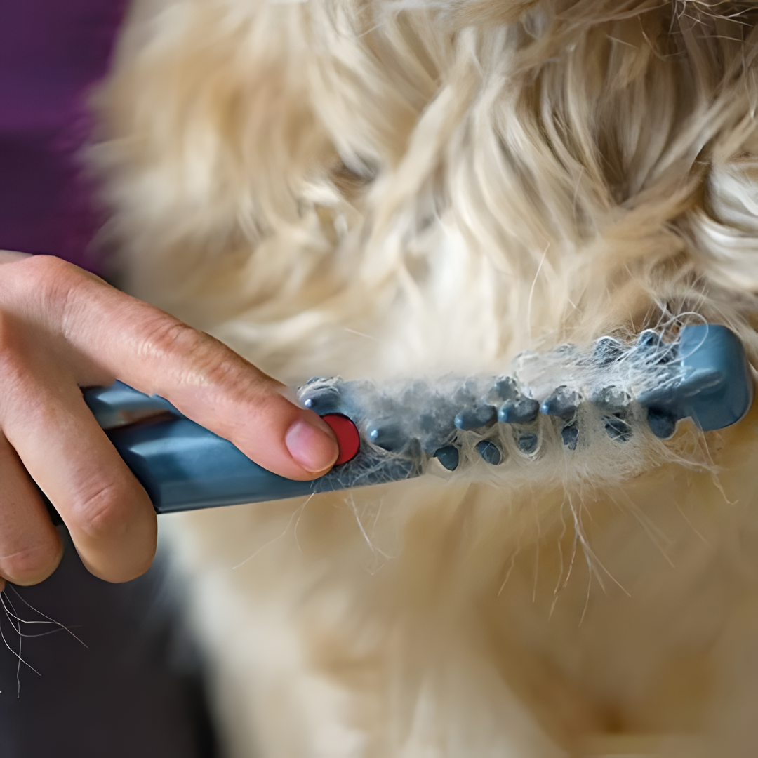 Tanglefri Pelsbørste til Hunde og Katte Skånsom Knudefjerner