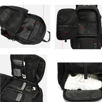Tech Trek Pro rygsæk 50L–80L med USB-opladningsport og laptoprum