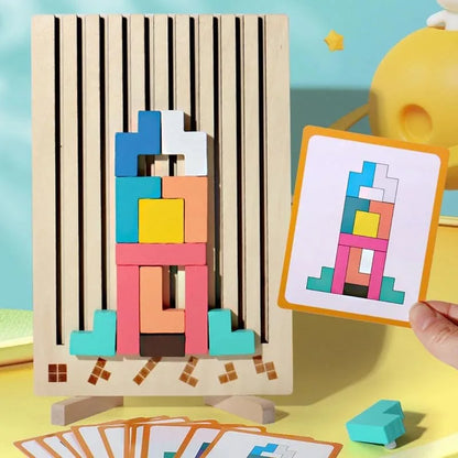 ThinkWood Træpuslespil Montessori Læringslegetøj til Børn