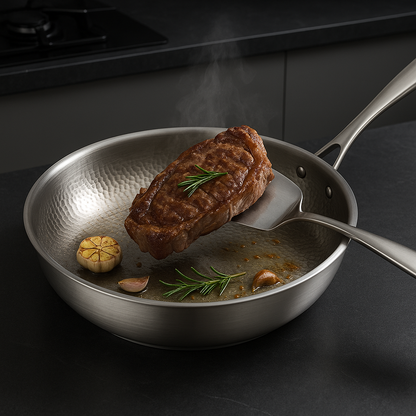 Titan Premium Titanium Stegepande Uden Belægning Til Induktion
