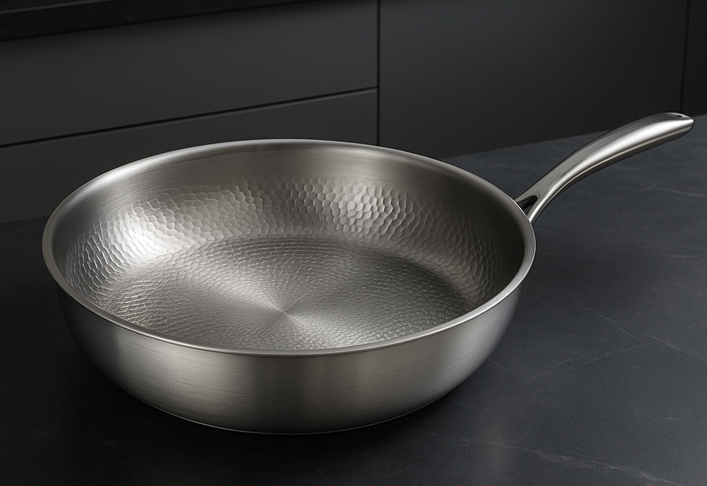 Titan Premium Titanium Stegepande Uden Belægning Til Induktion