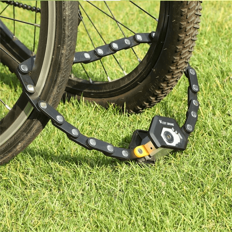 TitanLock Pro Kraftig Foldbar Cykellås med Holder