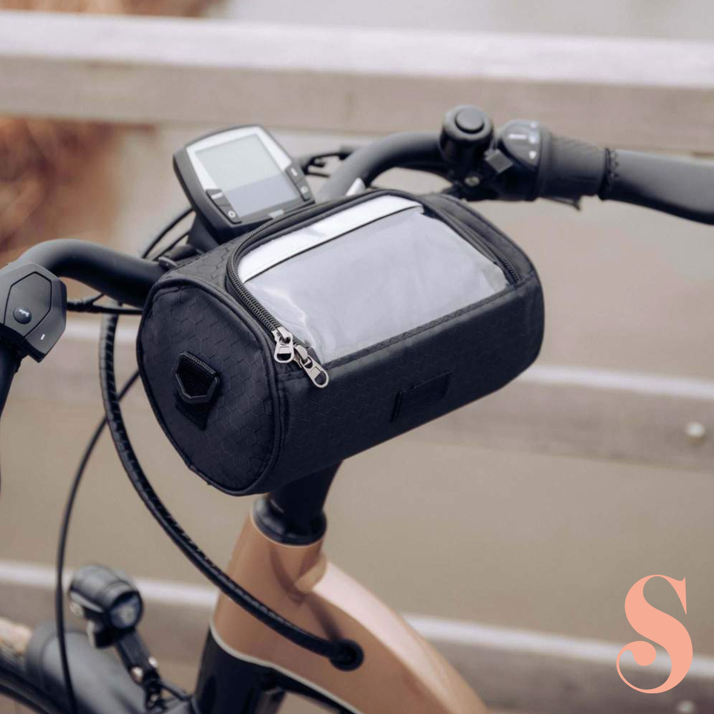Vandtæt Cykeltaske med Touchskærm til Mobil – Telefonholder og Opbevaring