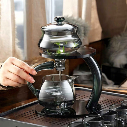 TranquiliTea Magnetisk Glastekande med Tebrygger