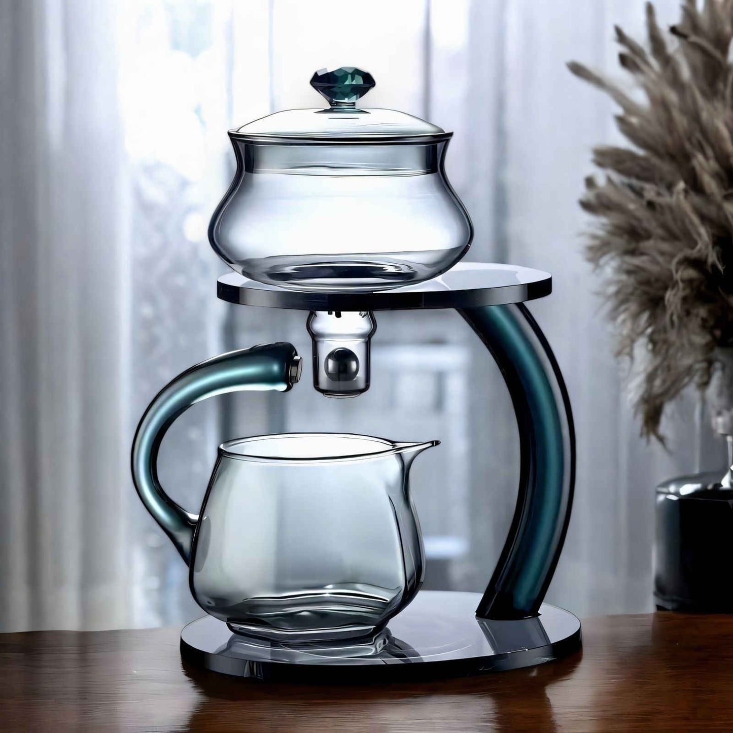 TranquiliTea Magnetisk Glastekande med Tebrygger
