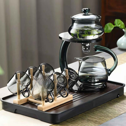 TranquiliTea Magnetisk Glastekande med Tebrygger