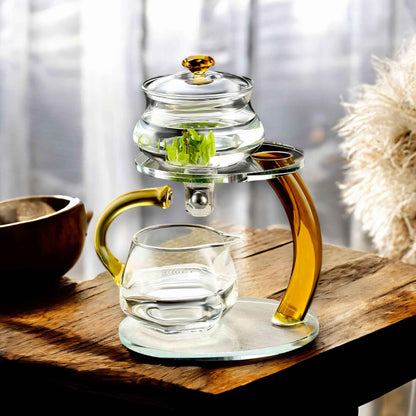 TranquiliTea Magnetisk Glastekande med Tebrygger