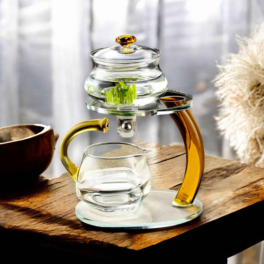 TranquiliTea Magnetisk Glastekande med Tebrygger