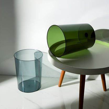 Transparent Moderne Affaldsspand med Minimalistisk Pladsbesparende Design
