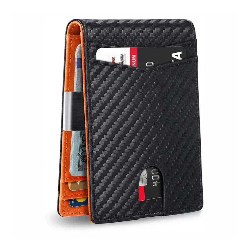 TravelPrime Slim Rejsepung med RFID-beskyttelse i Carbon Look
