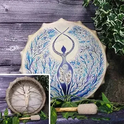 Tree of Life Håndlavet Shamantromme til Meditation og Lydterapi