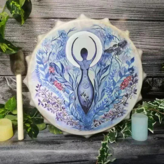 Tree of Life Håndlavet Shamantromme til Meditation og Lydterapi