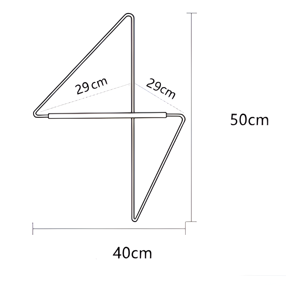 Triad Geometrisk Tøjstativ med Multifunktionel Opbevaring