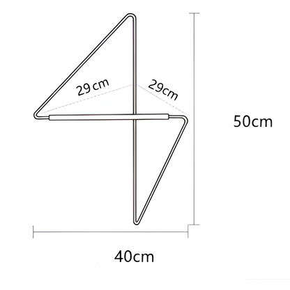 Triad Geometrisk Tøjstativ med Multifunktionel Opbevaring