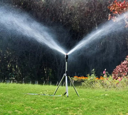 TurboSpray 360° Justerbar Havesprinkler i Rustfrit Stål