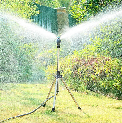 TurboSpray 360° Justerbar Havesprinkler i Rustfrit Stål