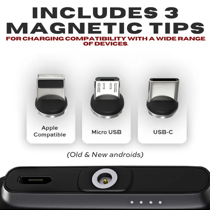 Universal Magnetisk Mini Powerbank – Bærbar Oplader