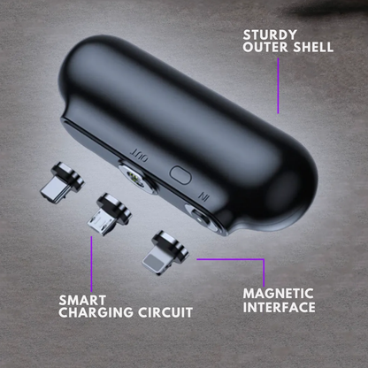 Universal Magnetisk Mini Powerbank – Bærbar Oplader