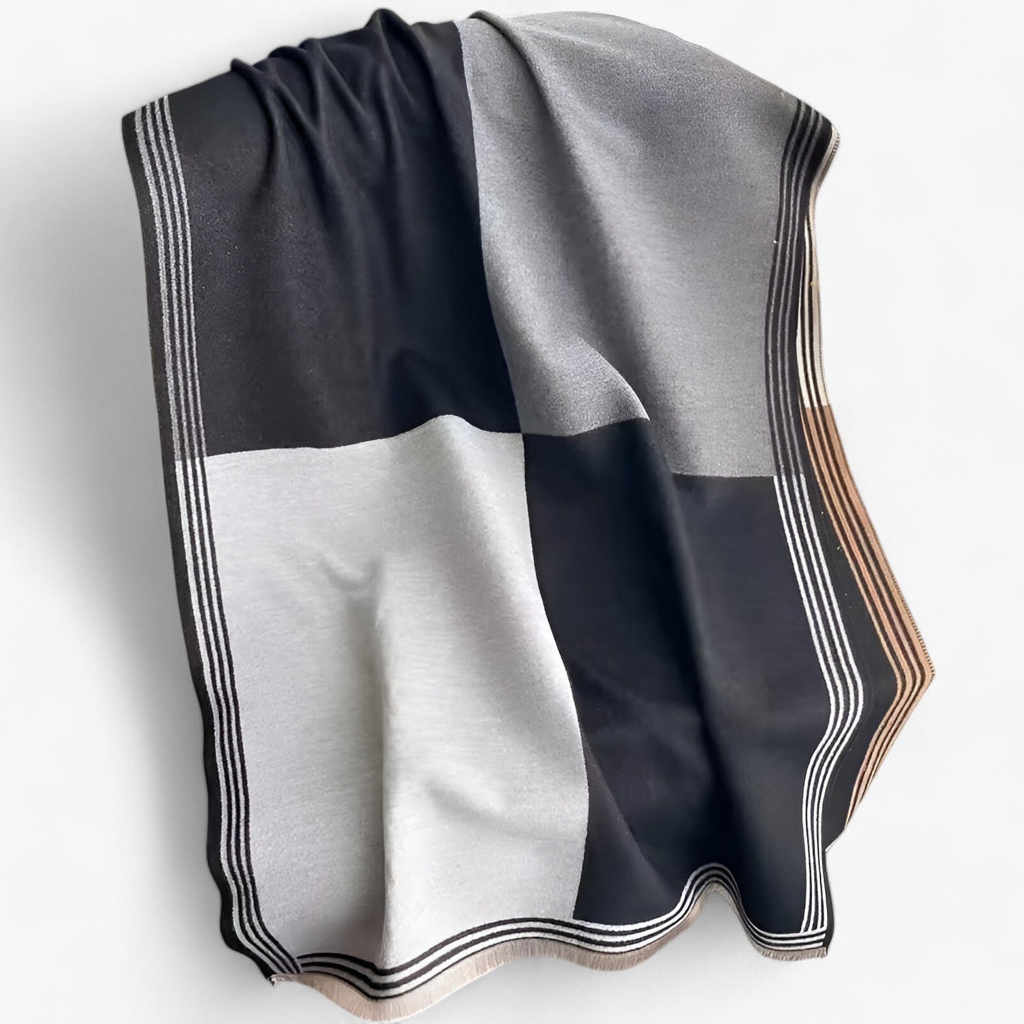 Valeria Luxe kashmirhalstørklæde med blødt, let stof og elegant, alsidigt design