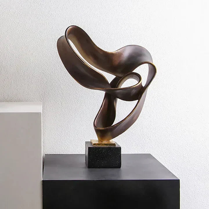 Vida moderne dekorativ skulptur i resin til elegant boligindretning