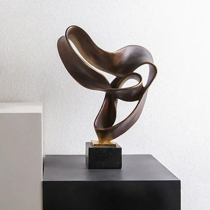 Vida moderne dekorativ skulptur i resin til elegant boligindretning