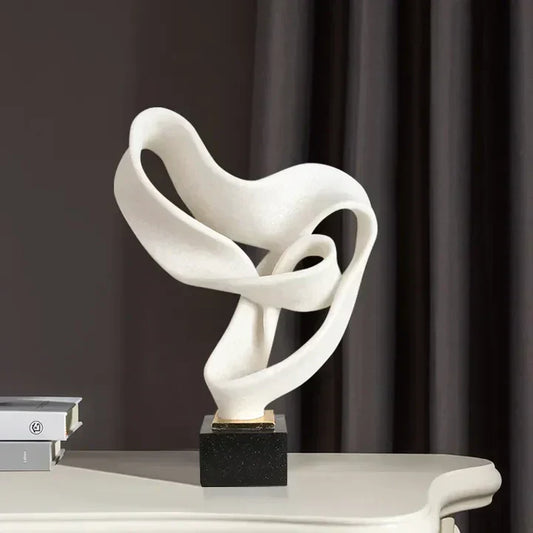 Vida moderne dekorativ skulptur i resin til elegant boligindretning